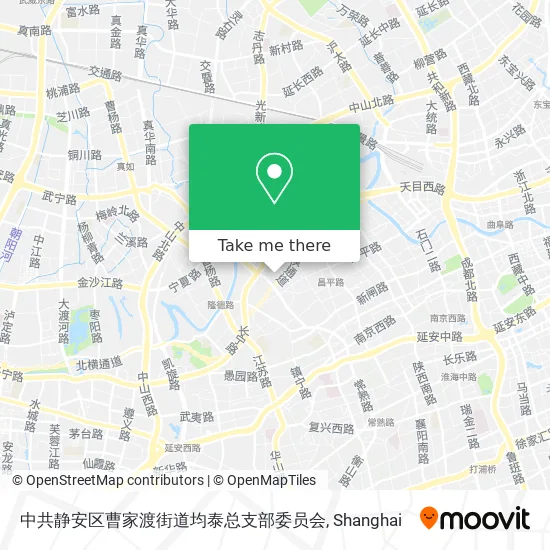 中共静安区曹家渡街道均泰总支部委员会 map