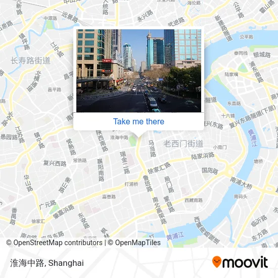 淮海中路 map