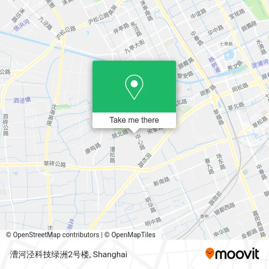 漕河泾科技绿洲2号楼 map