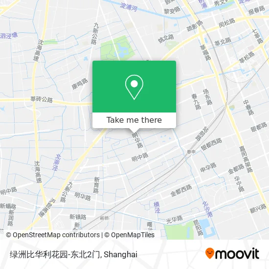 绿洲比华利花园-东北2门 map