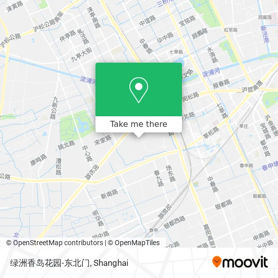 绿洲香岛花园-东北门 map
