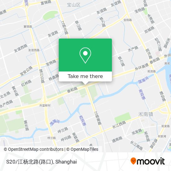 S20/江杨北路(路口) map