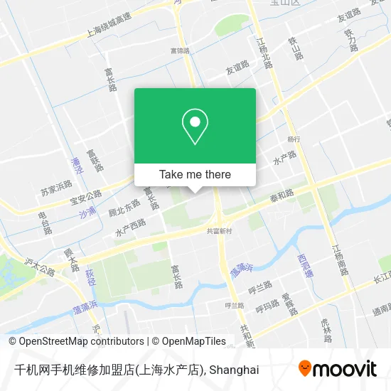 千机网手机维修加盟店(上海水产店) map