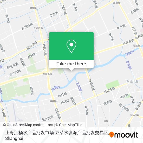 上海江杨水产品批发市场-豆芽水发海产品批发交易区 map