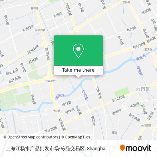 上海江杨水产品批发市场-冻品交易区 map