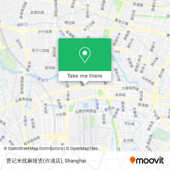 曹记米线麻辣烫(许浦店) map
