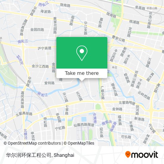 华尔润环保工程公司 map
