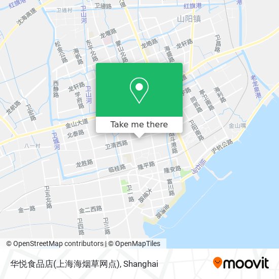 华悦食品店(上海海烟草网点) map