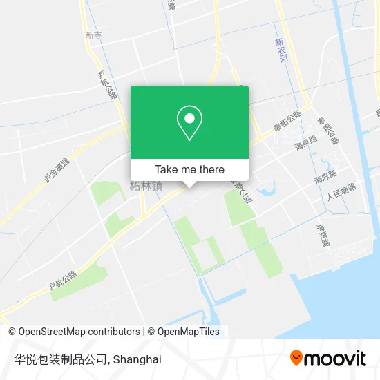 华悦包装制品公司 map