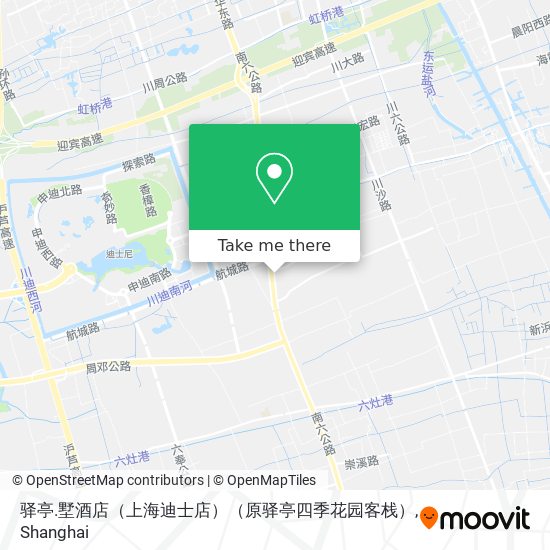 驿亭.墅酒店（上海迪士店）（原驿亭四季花园客栈） map