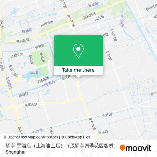 驿亭.墅酒店（上海迪士店）（原驿亭四季花园客栈） map