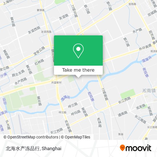 北海水产冻品行 map