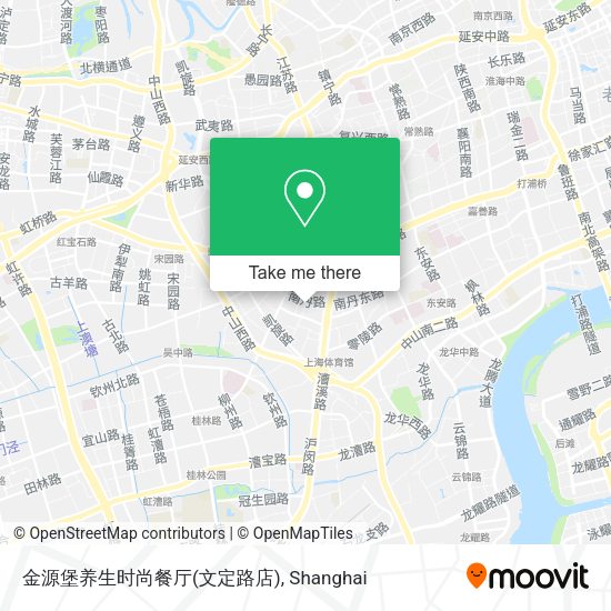金源堡养生时尚餐厅(文定路店) map