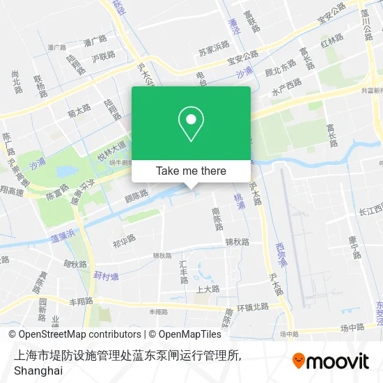 上海市堤防设施管理处蕰东泵闸运行管理所 map