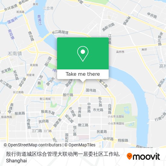 殷行街道城区综合管理大联动闸一居委社区工作站 map