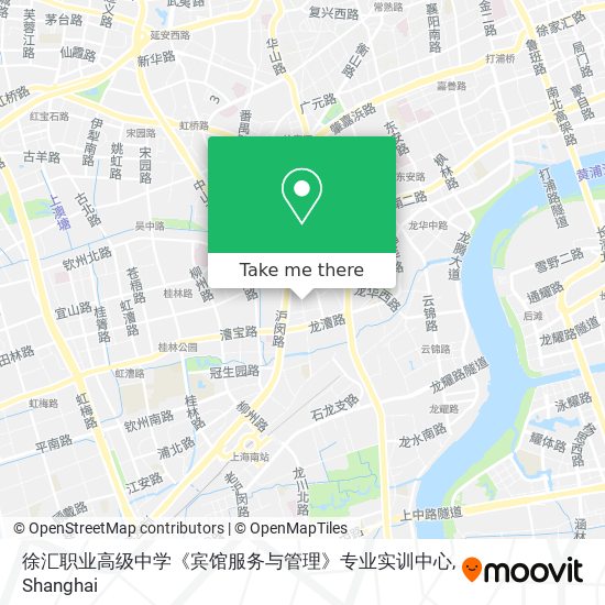 徐汇职业高级中学《宾馆服务与管理》专业实训中心 map