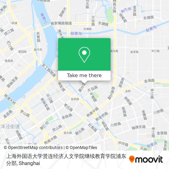 上海外国语大学贤连经济人文学院继续教育学院浦东分部 map