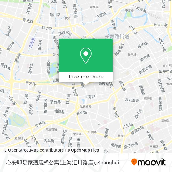 心安即是家酒店式公寓(上海汇川路店) map