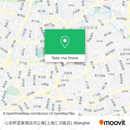 心安即是家酒店式公寓(上海汇川路店) map