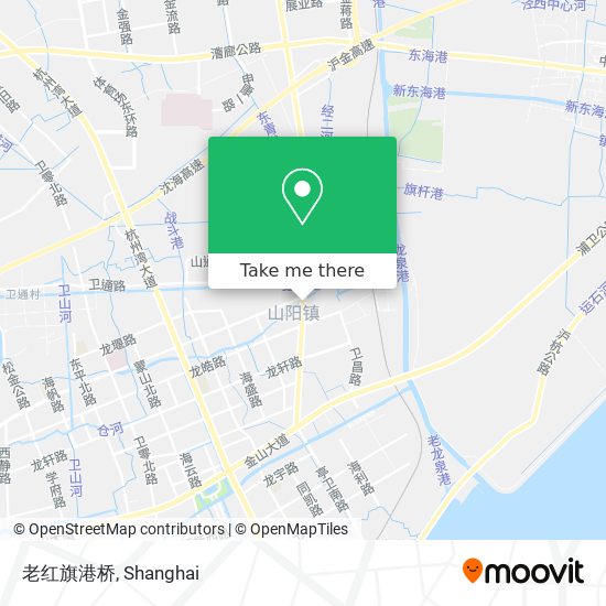 老红旗港桥 map