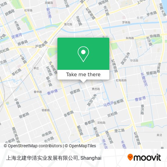 上海北建华清实业发展有限公司 map