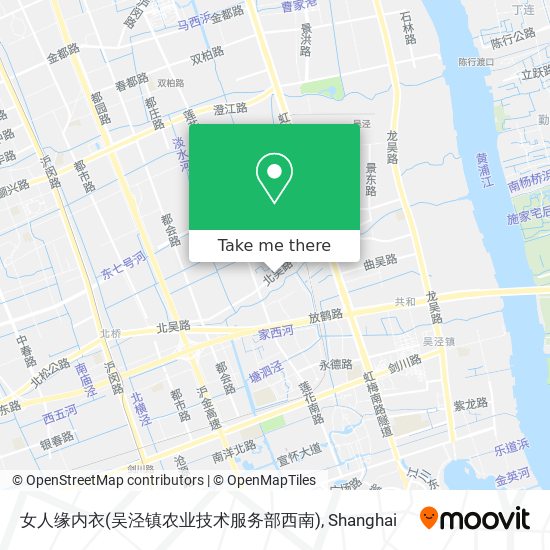 女人缘内衣(吴泾镇农业技术服务部西南) map