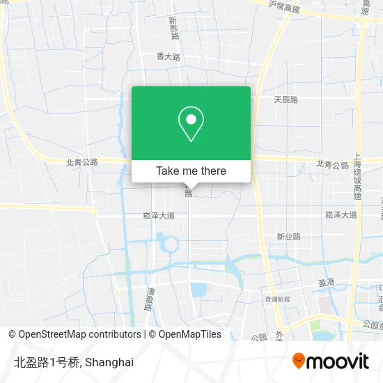 北盈路1号桥 map