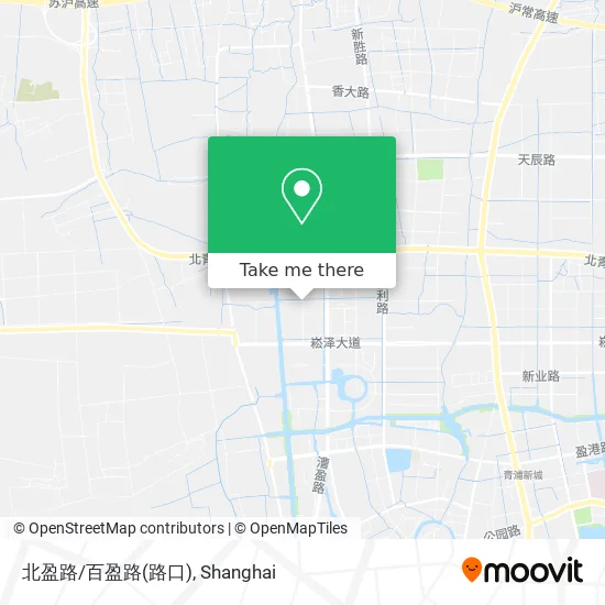 北盈路/百盈路(路口) map