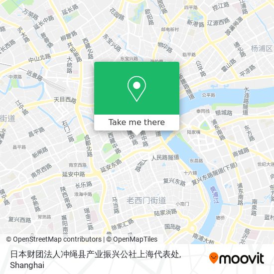 日本财团法人冲绳县产业振兴公社上海代表处 map