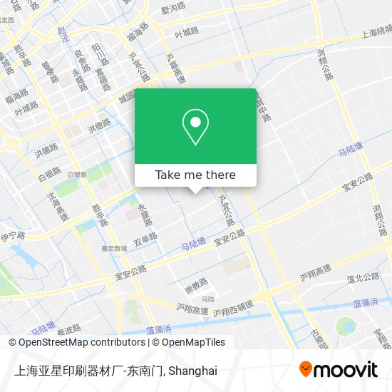 上海亚星印刷器材厂-东南门 map