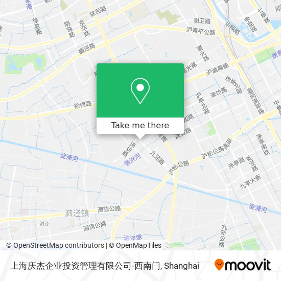 上海庆杰企业投资管理有限公司-西南门 map