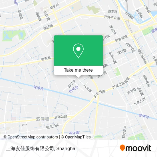 上海友佳服饰有限公司 map