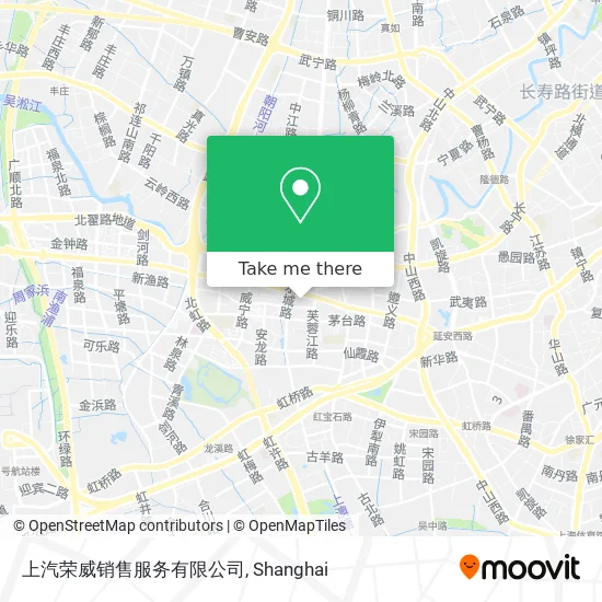 上汽荣威销售服务有限公司 map