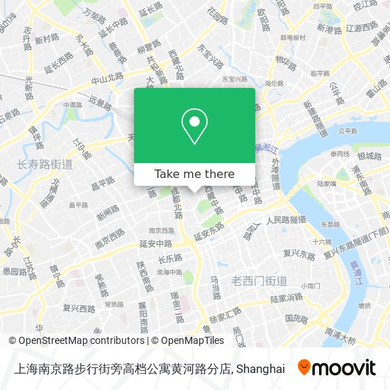上海南京路步行街旁高档公寓黄河路分店 map