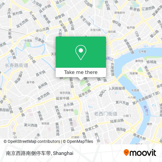 南京西路南侧停车带 map