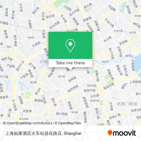 上海如家酒店火车站昌化路店 map
