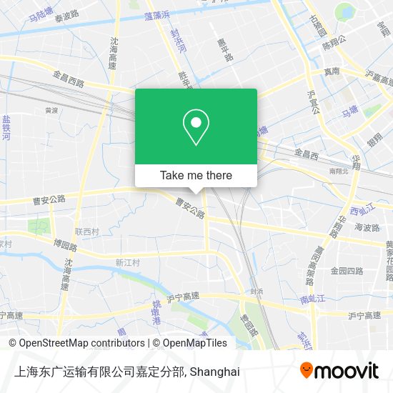 上海东广运输有限公司嘉定分部 map