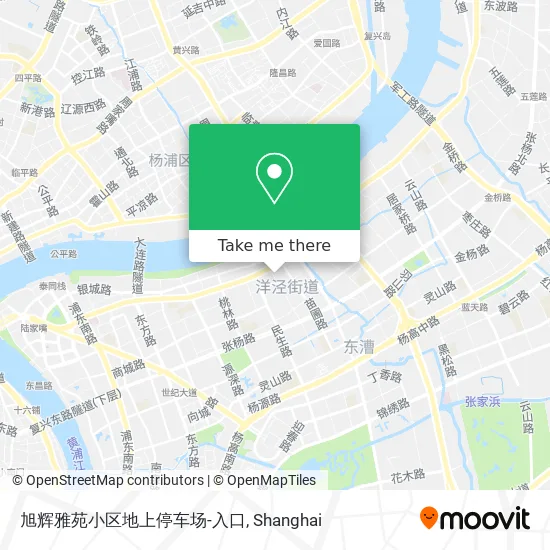 旭辉雅苑小区地上停车场-入口 map