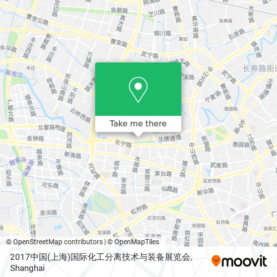 2017中国(上海)国际化工分离技术与装备展览会 map
