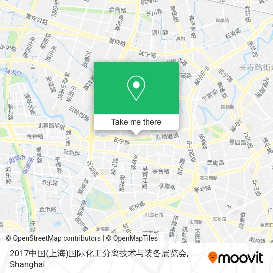 2017中国(上海)国际化工分离技术与装备展览会 map