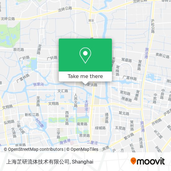 上海芷研流体技术有限公司 map