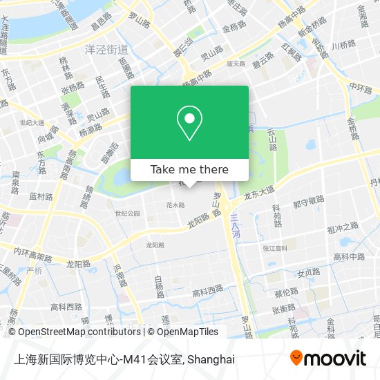 上海新国际博览中心-M41会议室 map