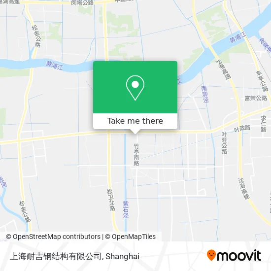 上海耐吉钢结构有限公司 map