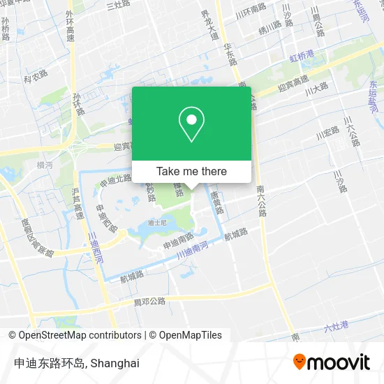 申迪东路环岛 map