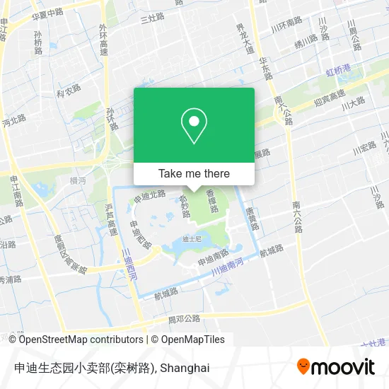 申迪生态园小卖部(栾树路) map