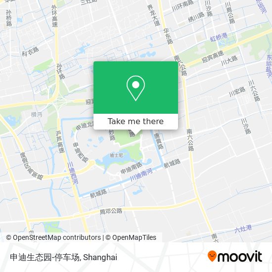 申迪生态园-停车场 map