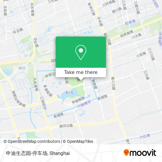申迪生态园-停车场 map