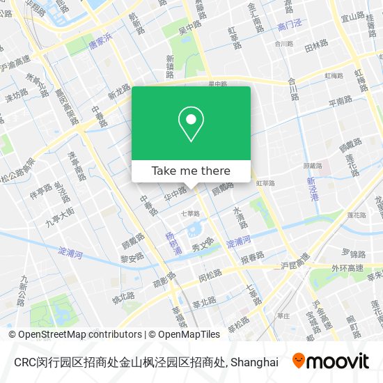 CRC闵行园区招商处金山枫泾园区招商处 map