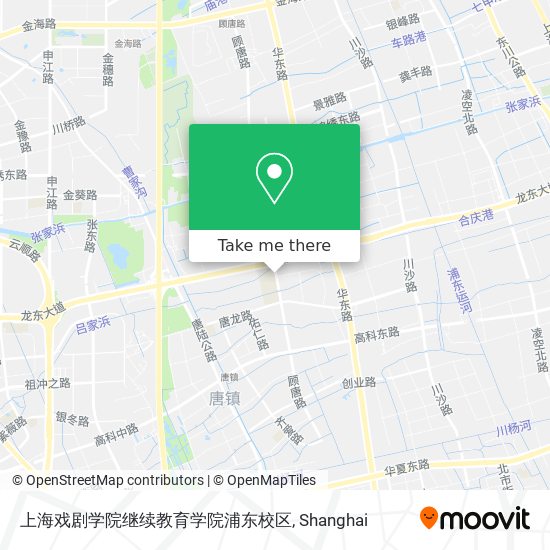 上海戏剧学院继续教育学院浦东校区 map