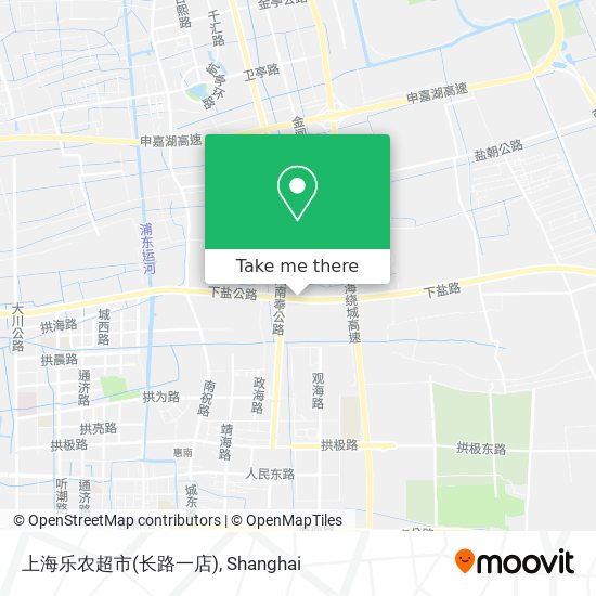 上海乐农超市(长路一店) map